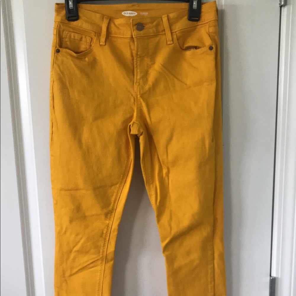 Old navy mustard jeans
